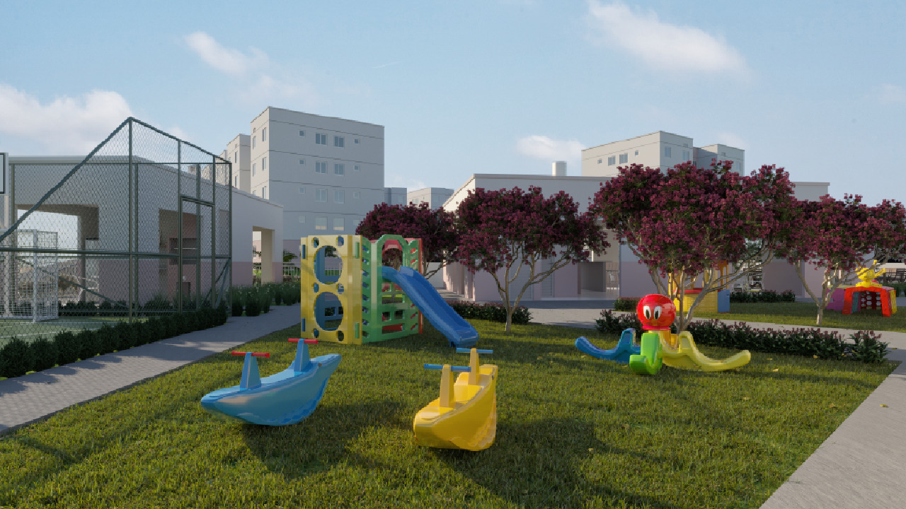 Playground do Conquista Bem Viver, empreendimento da Direcional em Betim, Belo Horizonte.