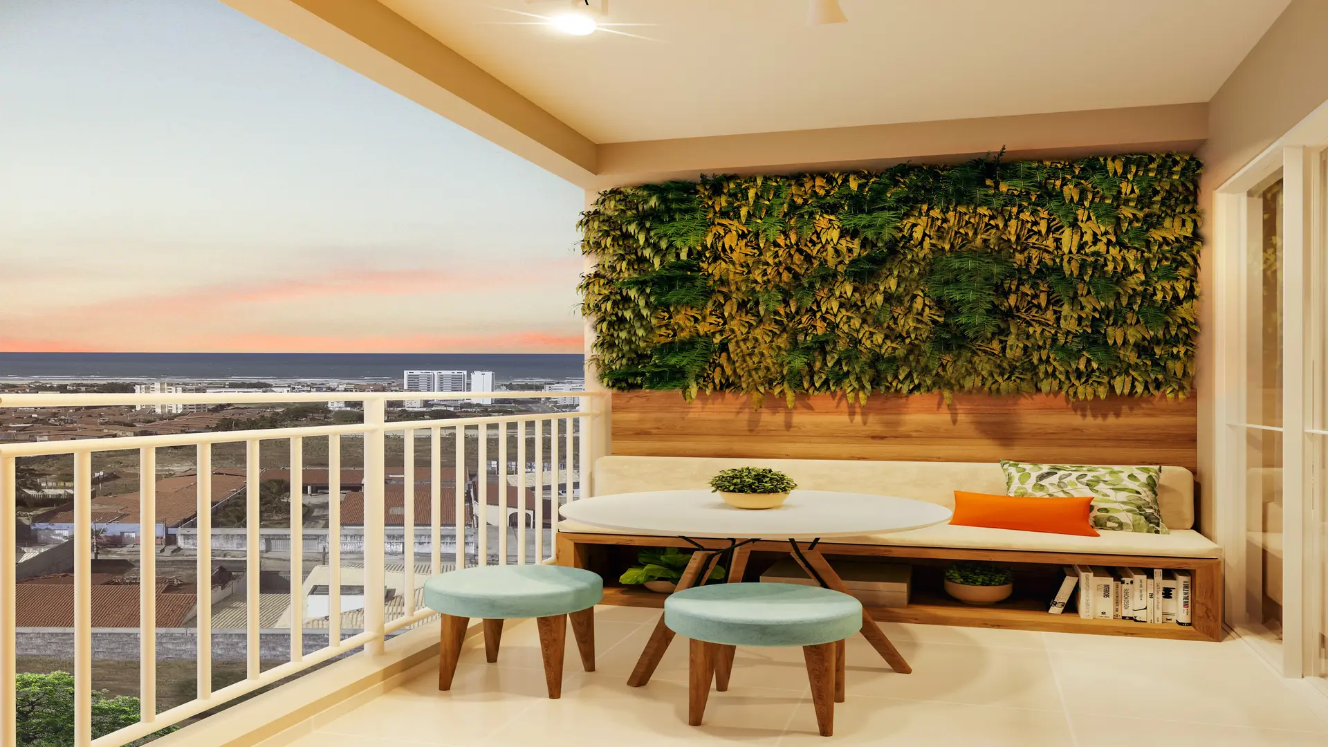 apartamento na praia, estilo dunas