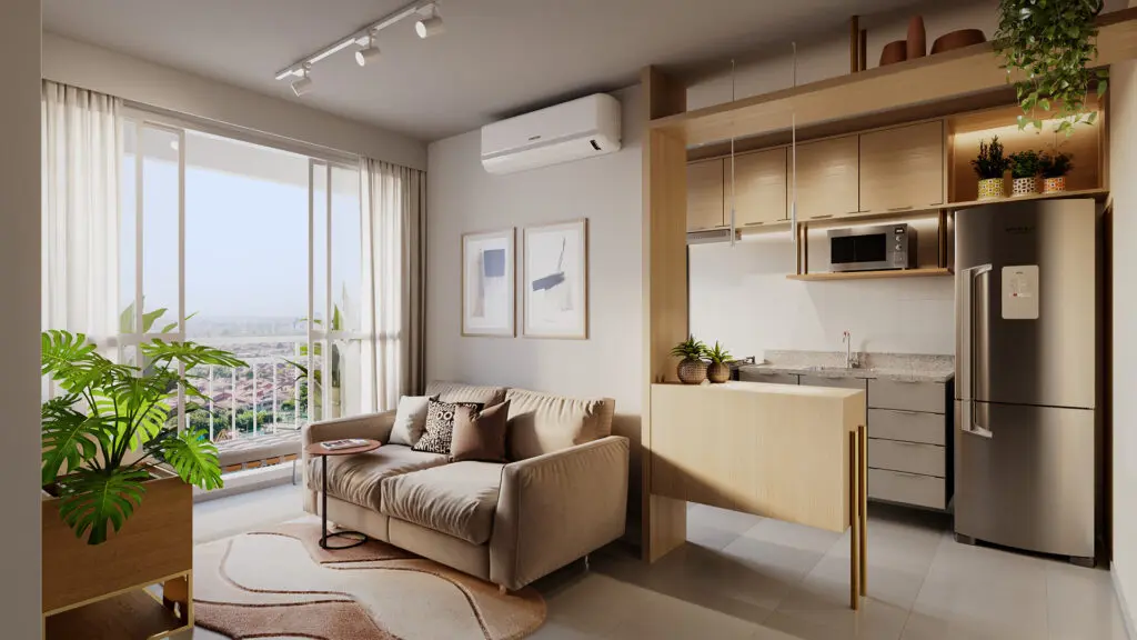 A Black Friday da Direcional pode virar o seu apartamento Apartamento decorado do Estilo Passaré, empreendimento da Direcional em Fortaleza/CE