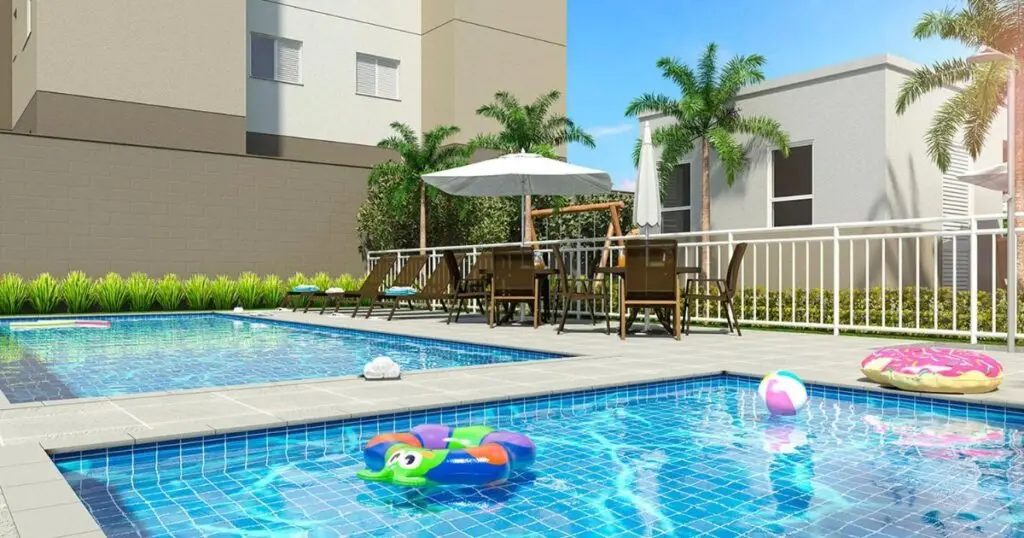 Área de Lazer com Piscina