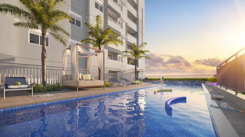 Área de Lazer com Piscina