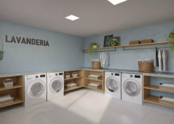 Lavanderia compartilhada no condomínio: praticidade e economia