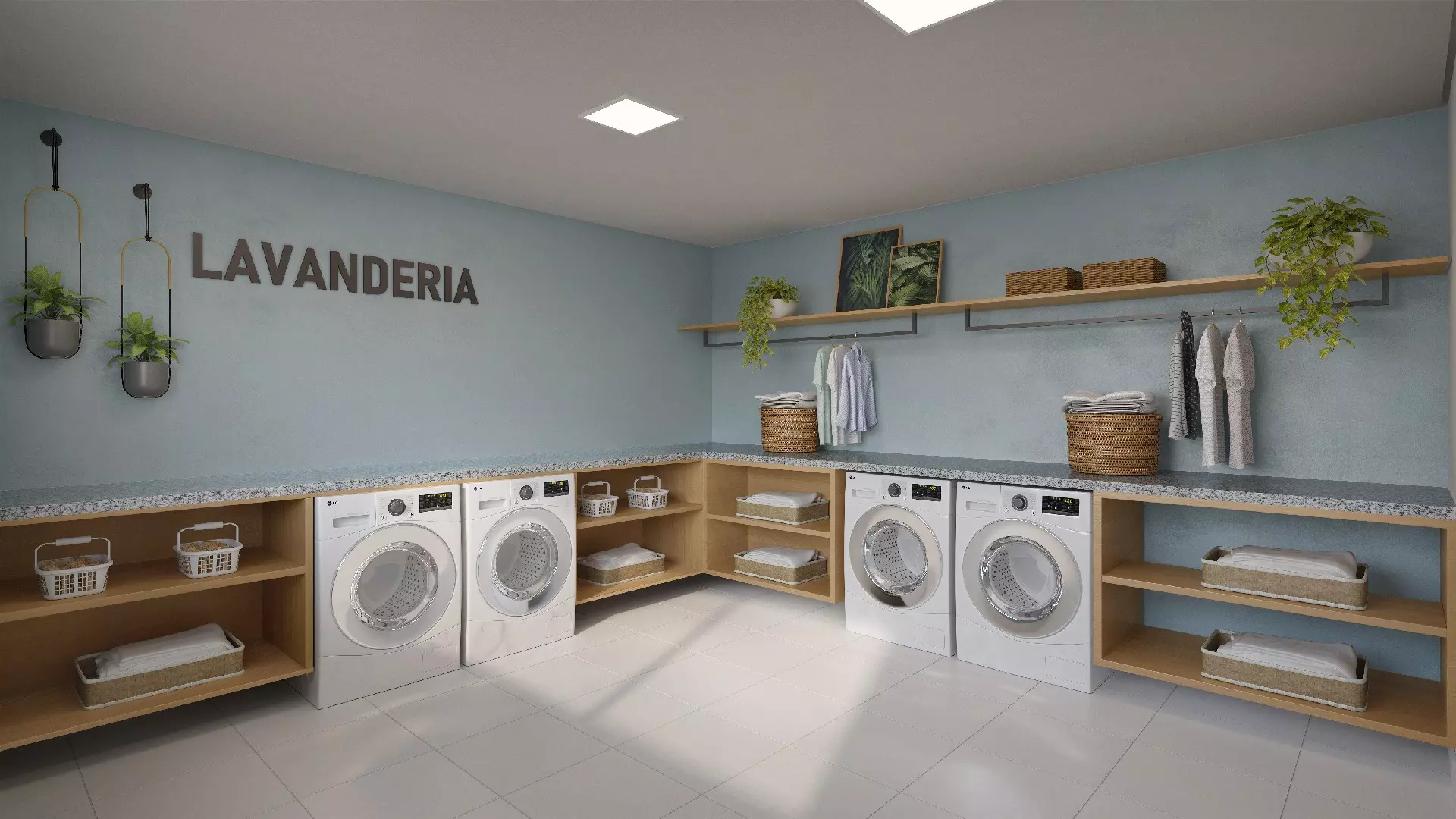 Lavanderia compartilhada no condomínio: praticidade e economia Riva Incorporadora