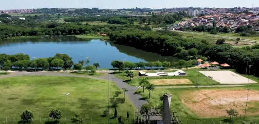 Parque Linear José Mingone, na Avenida Amoreiras, Campinas
