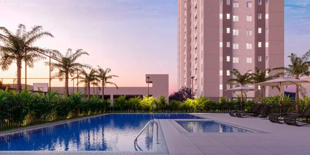 P10 Piscina Baixa 1 Viva Residence: conexão e qualidade de vida em Contagem
